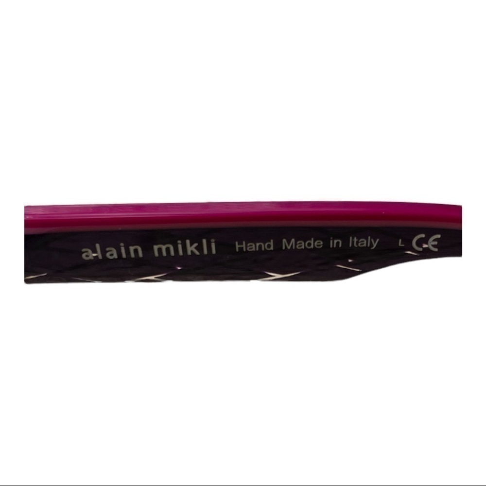 Alain MIKLI SUNGLASSES Women’s VIOLET DIAMOND / VIOLET GREY GRAD - Picture 10 of 10